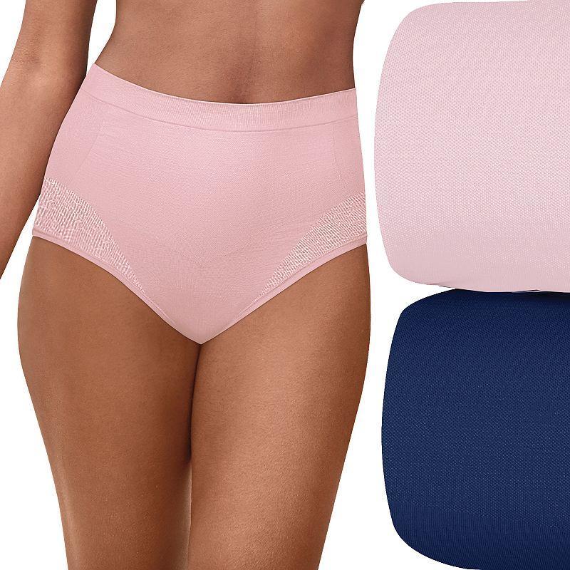 Womens Bali Comfort Revolution 2-Pack Firm Control Brief Panty Set DF0048 Product Image