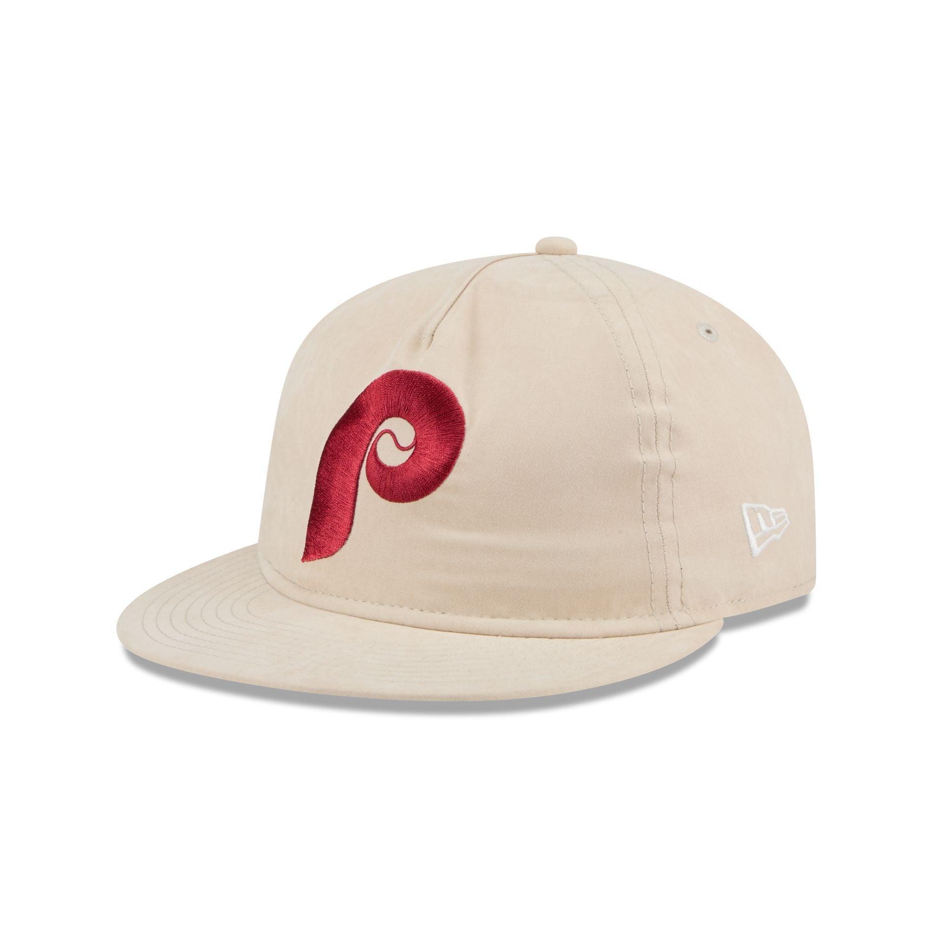 Philadelphia Phillies Brushed Nylon Retro Crown 9FIFTY Adjustable Hat Male Product Image