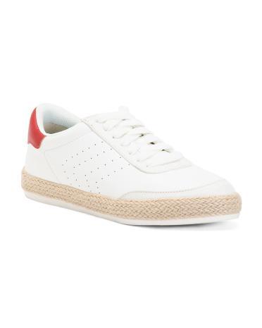 Madison Fun Lace Up Sneakers for Women | Leather/Textile Product Image