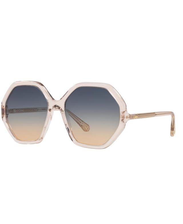 Womens 58MM Geometric Sunglasses Product Image