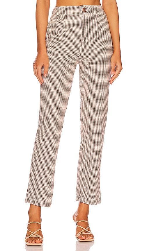 Kate Plaid Straight Leg Pant product image