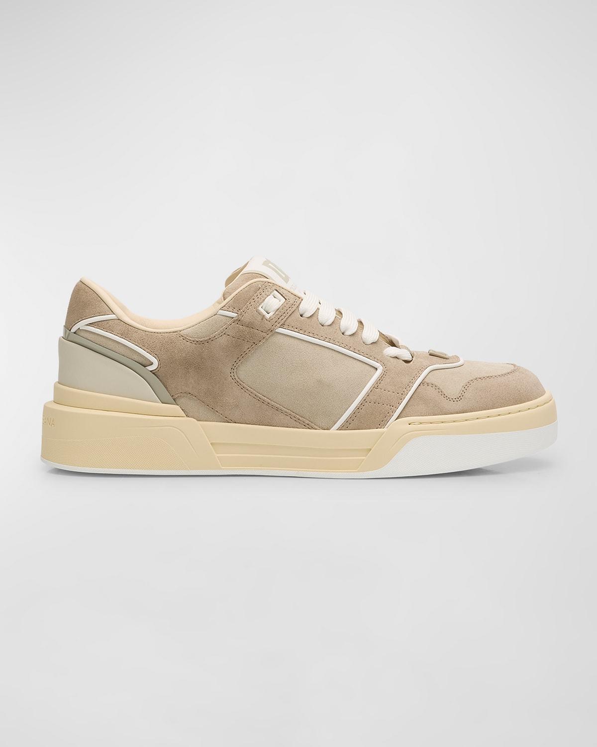 Men's Suede Low-Top Sneakers Product Image