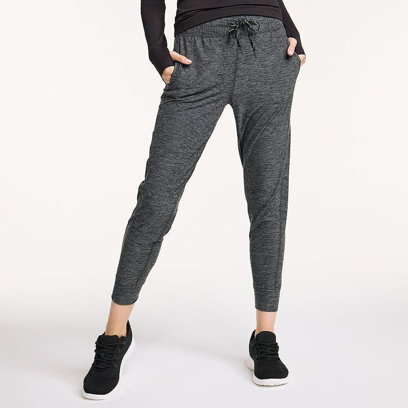 Womens FLX Wander Joggers Black Grey Coal Product Image