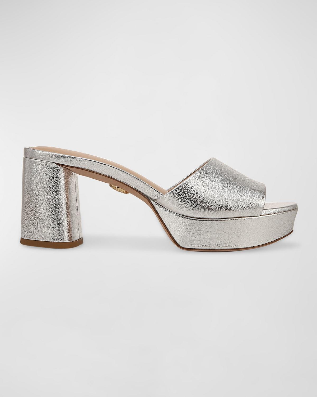 Dali Metallic Platform Mule Sandals Product Image