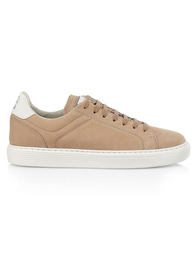 Mens Suede Low-Top Sneakers Product Image