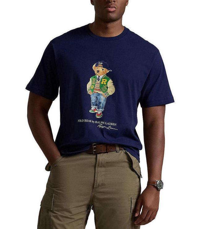 Polo Ralph Lauren Big & Tall Classic Fit Varsity Polo Bear Short Sleeve T-Shirt Product Image