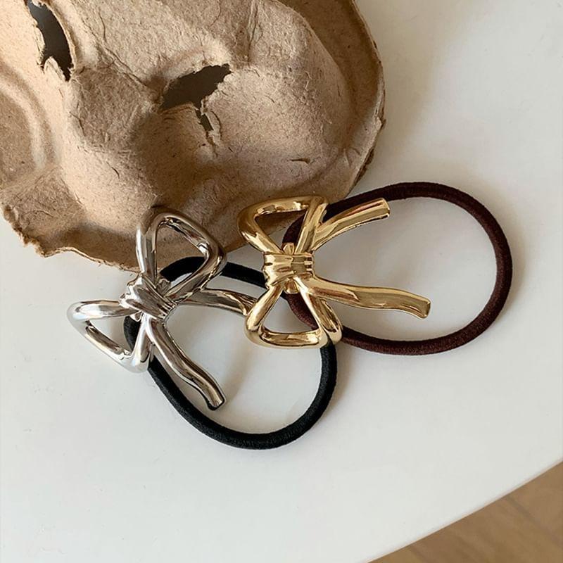 Alloy Bow Hair Tie Product Image