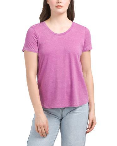 Vincie Burnout T-Shirt For Women Product Image