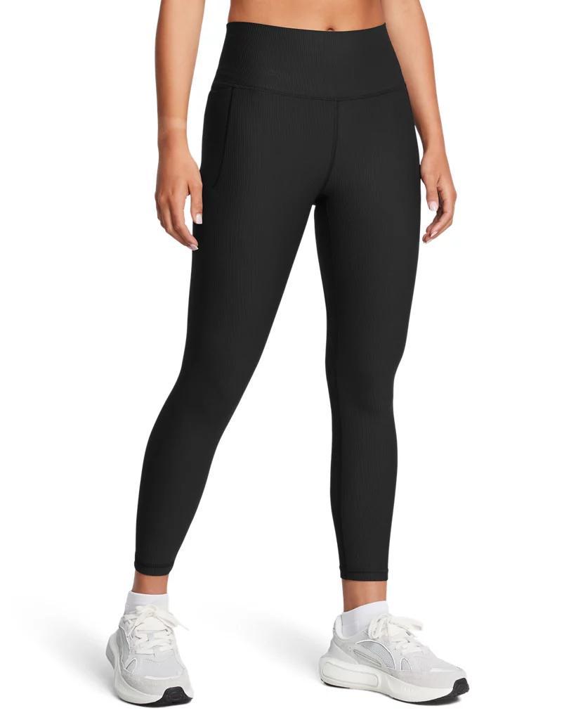 Women's UA Meridian Rib Ankle Leggings Product Image