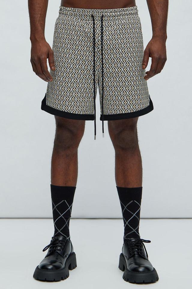 Rushmore Knit Warmup Shorts - Black/combo Product Image