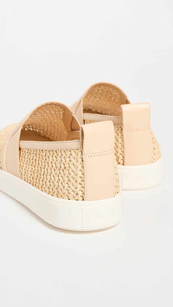 Vince Blair Raffia Slip On Sneakers | Shopbop Product Image