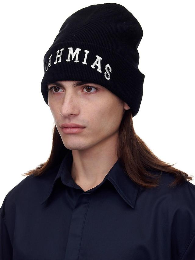 Mens California Poetry Logo Wool-Cashmere Beanie Product Image