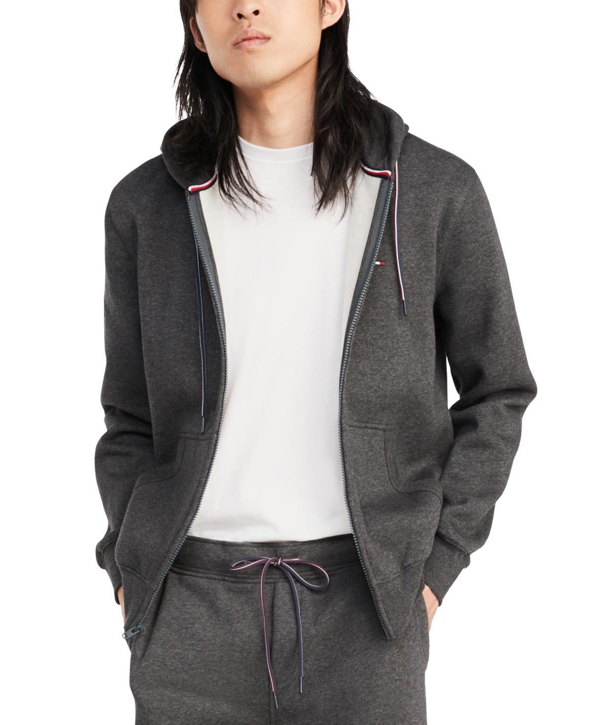 Tommy Hilfiger Mens Big & Tall Plains Zip-Up Hoodie Product Image