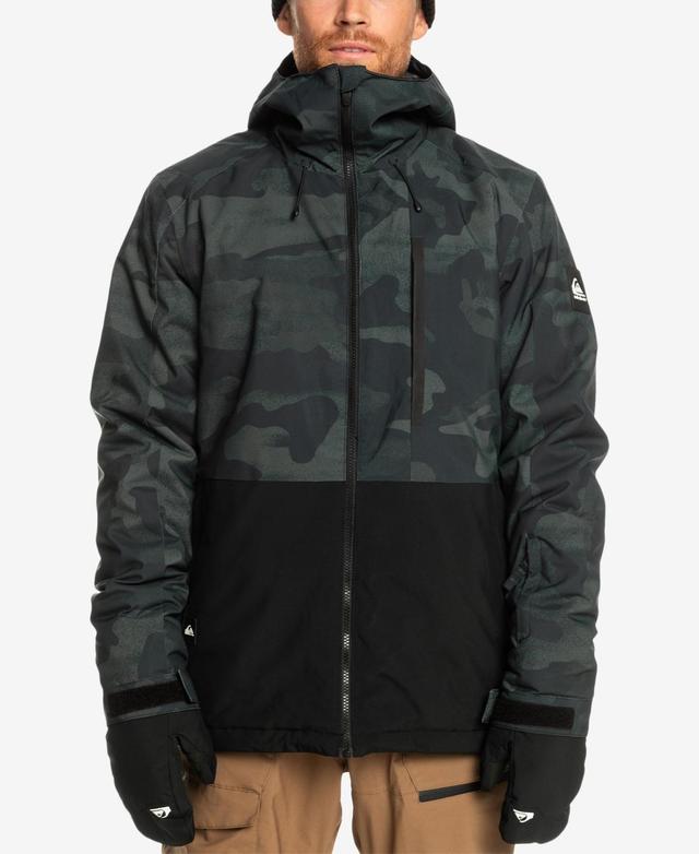 Quiksilver Mens Snow Mission Printed Block Jacket Product Image