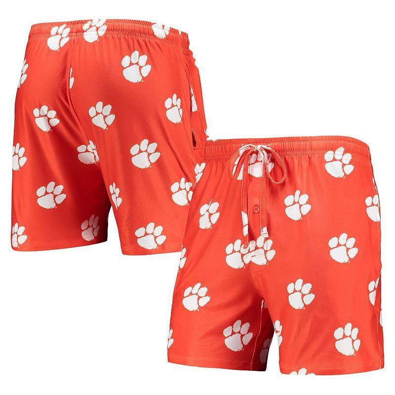 Mens Concepts Sport Clemson Tigers Flagship Allover Print Jam Shorts Product Image