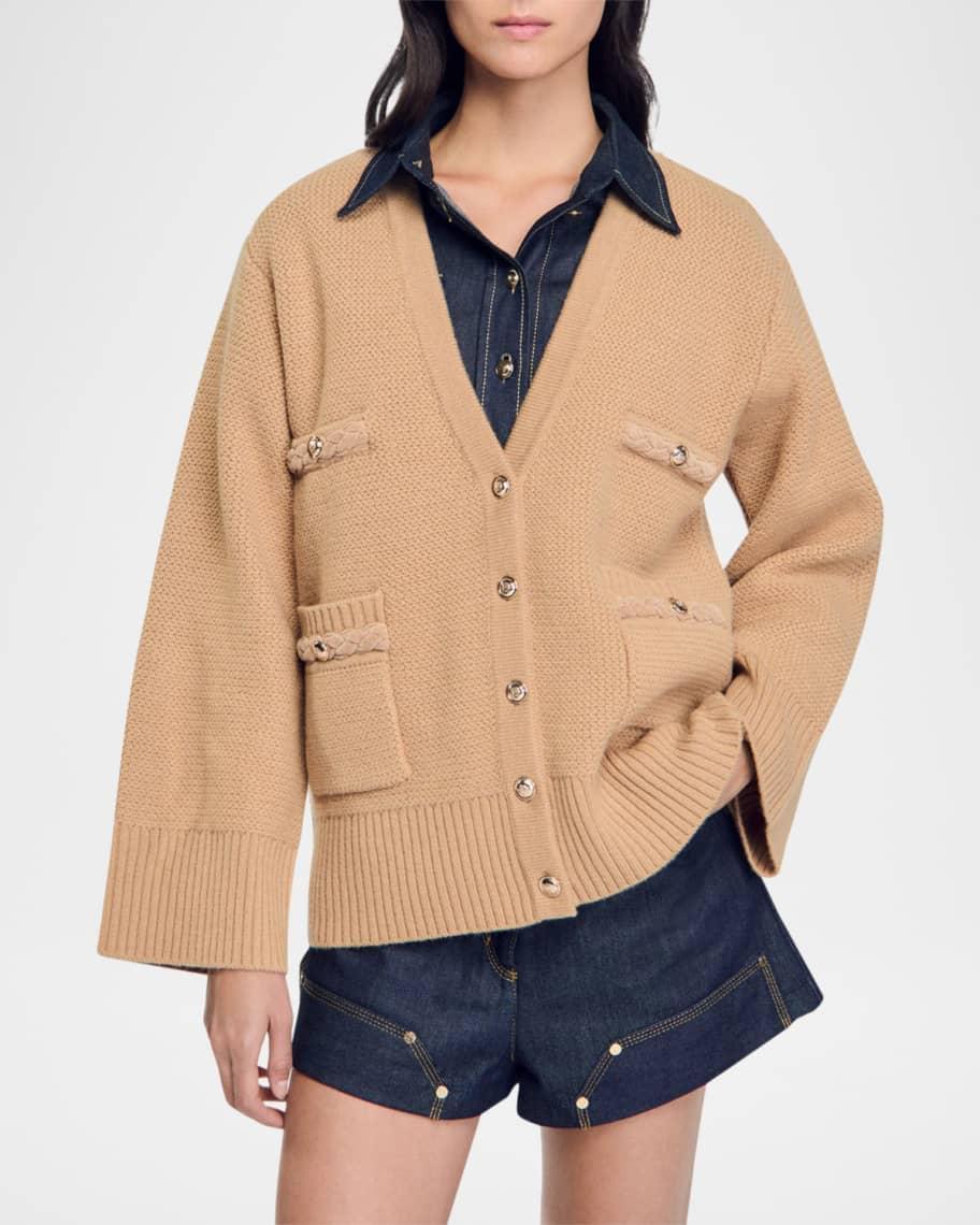 Martie Oversized Wool Cardigan Product Image