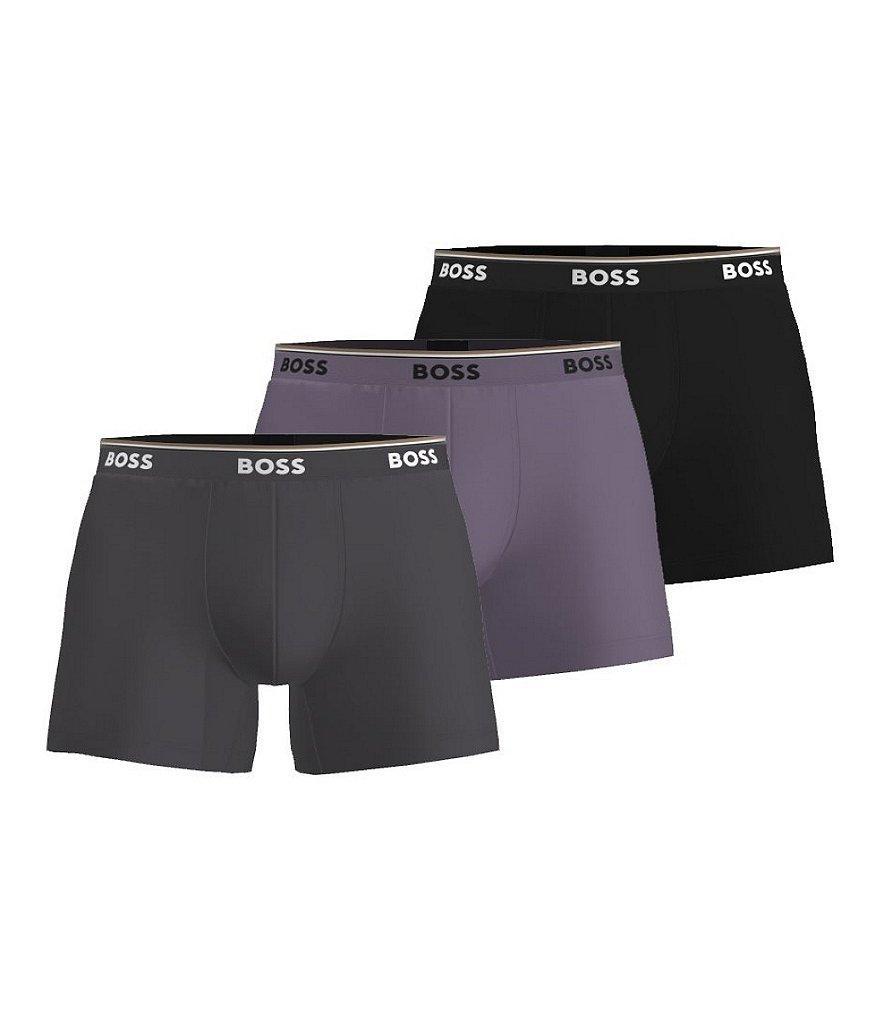 Hugo Boss Power Solid Boxer Briefs 3-Pack Product Image