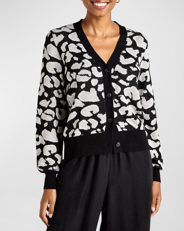 Splendid Leopard Pattern Cardigan Product Image