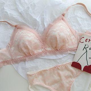 Wireless Lace Bra / Panty / Set Product Image