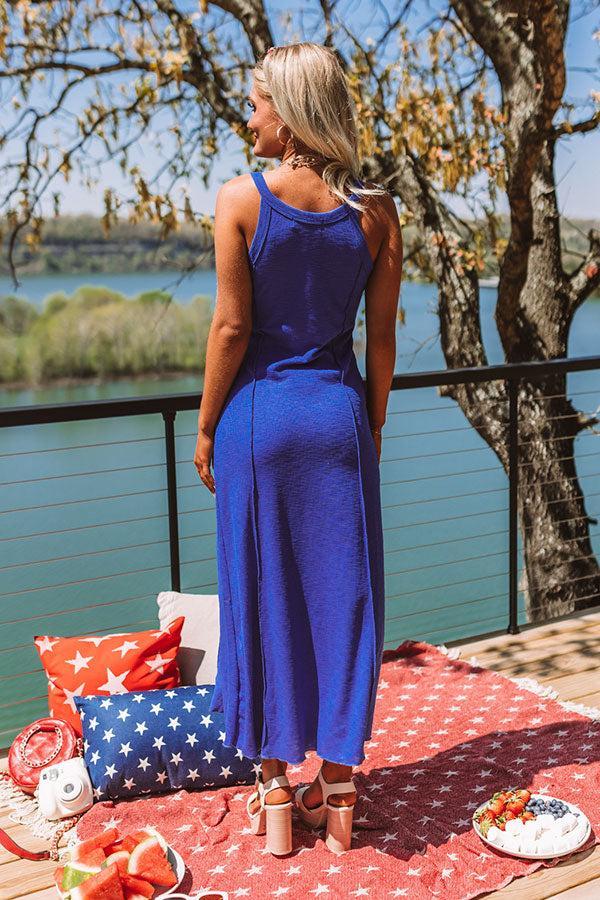 Malibu Pier Maxi In Royal Blue Product Image