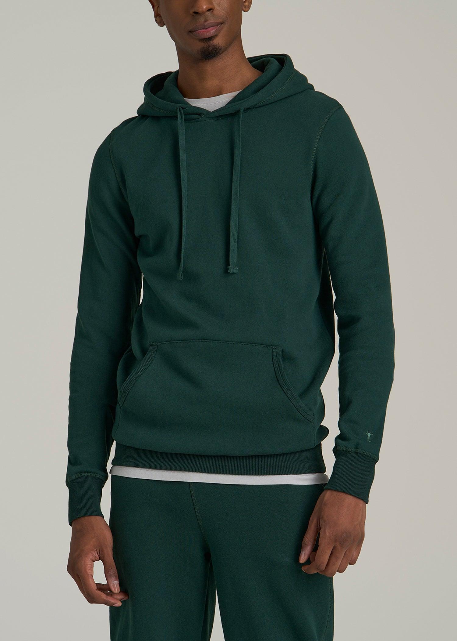 Wearever 2.0 Fleece Hoodie for Tall Men in Rain Forest Product Image