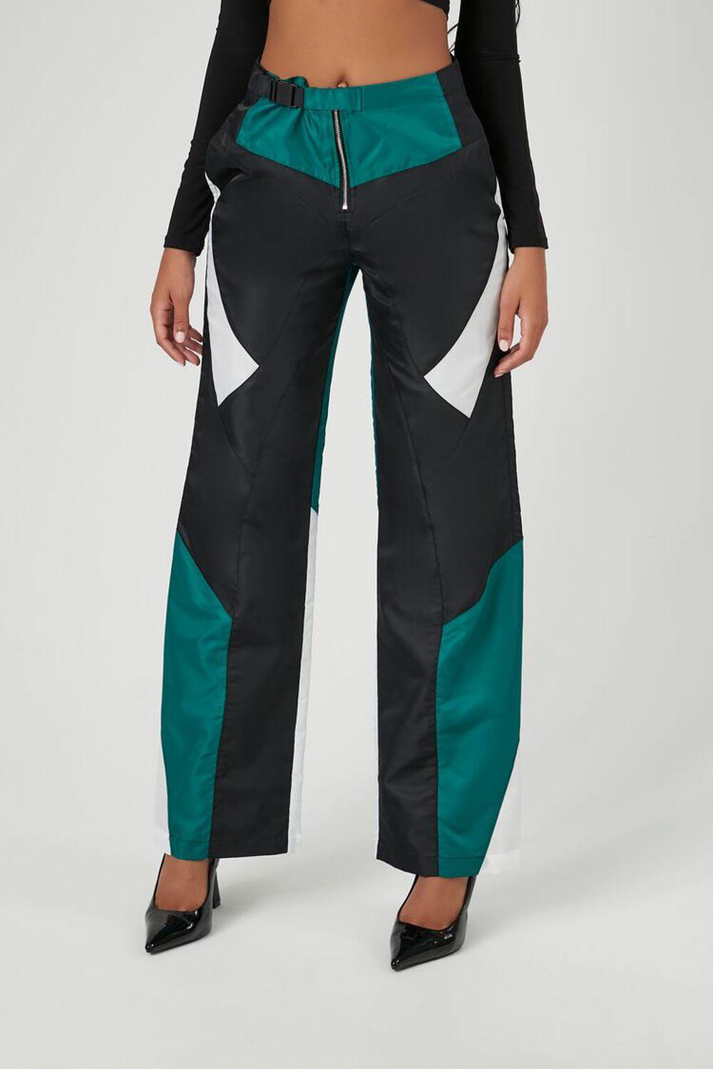 Colorblock Wide-Leg Pants | Forever 21 Product Image