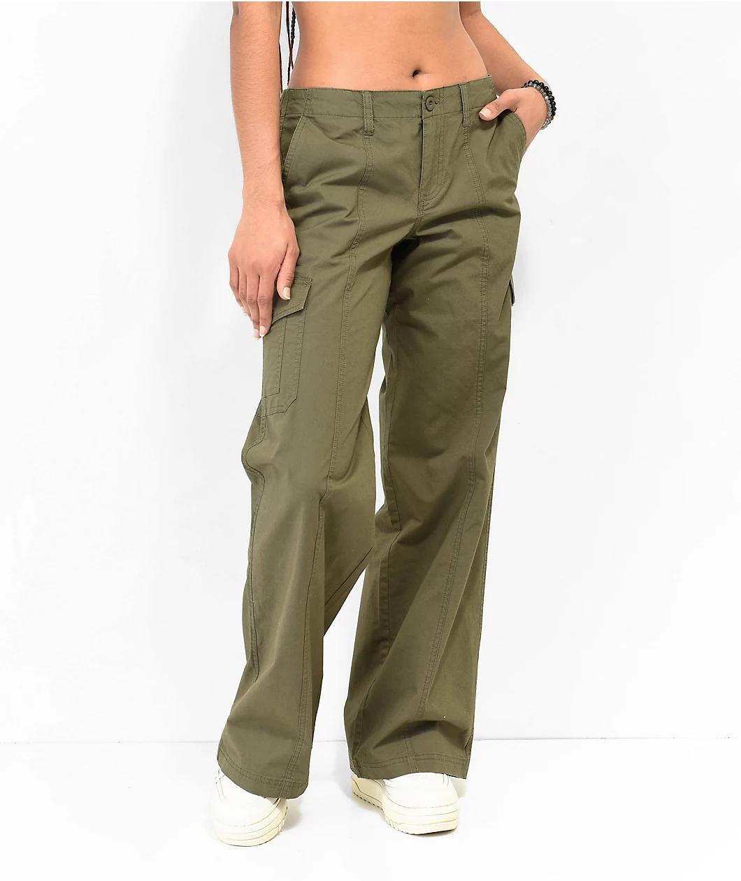 Empyre Maisie Grape Leaf Lowrise Cargo Pants Product Image