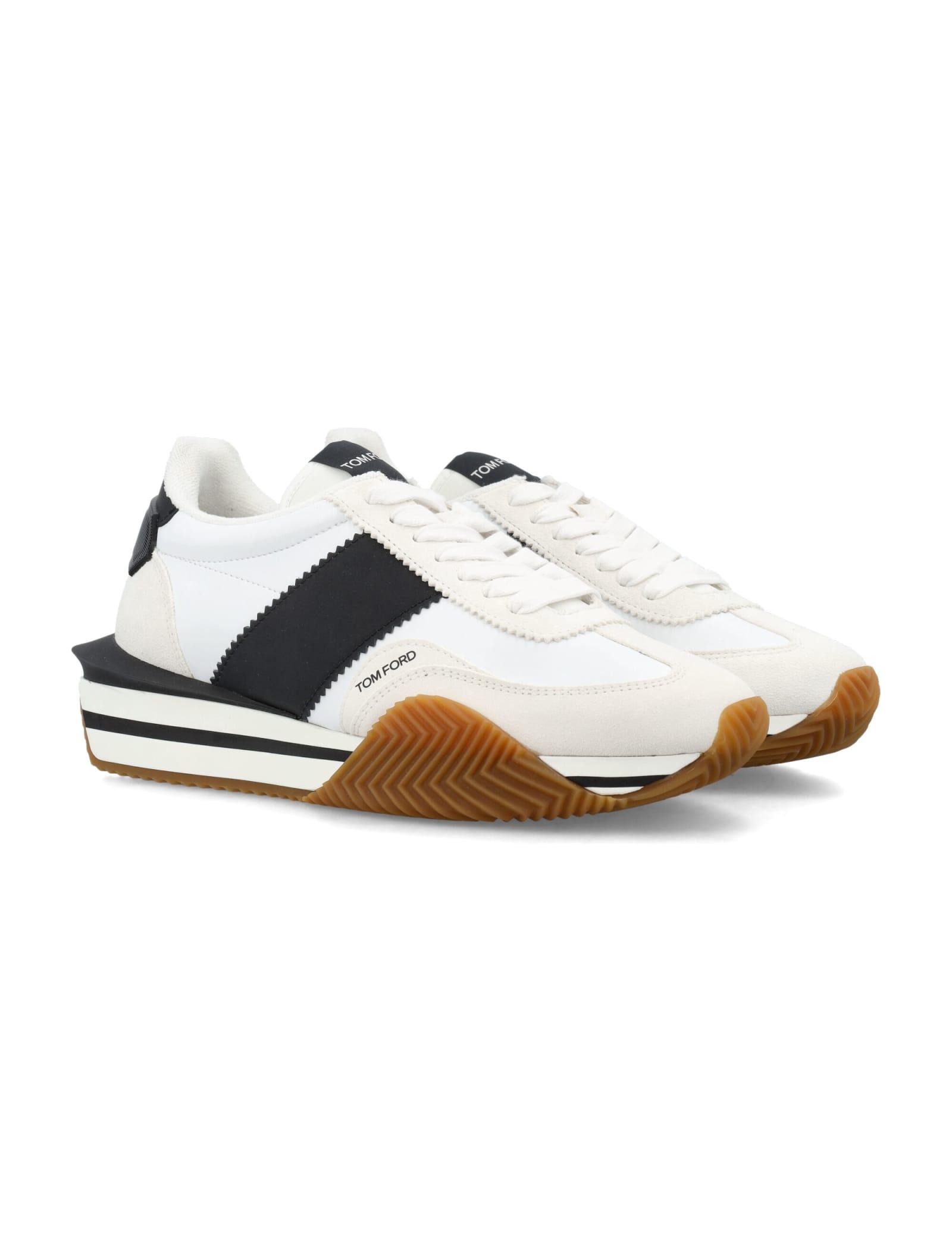 James Suede Eco-friendly Material Sneakers In White Product Image