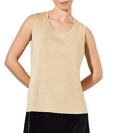 Womens Scoopneck Knit Mid-Length Tank Product Image