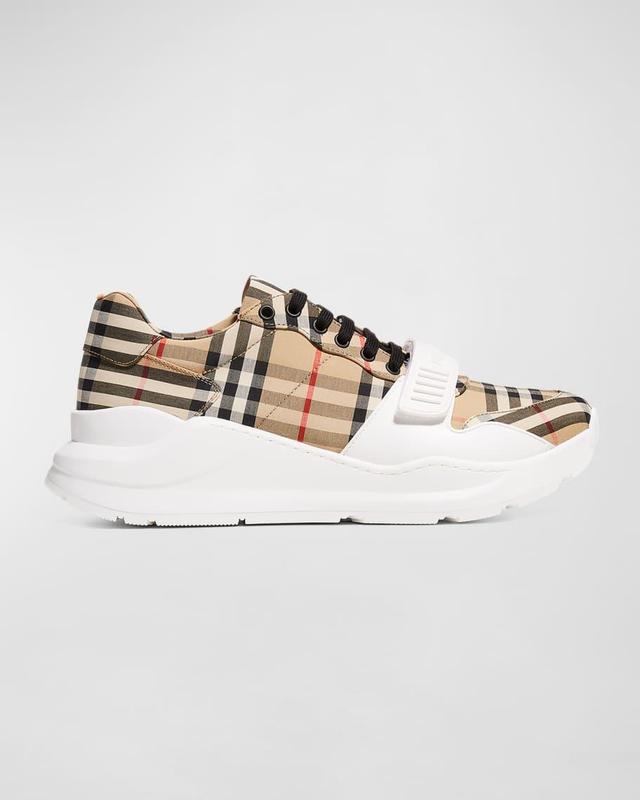 Men's Regis Check Trainer Sneakers Product Image