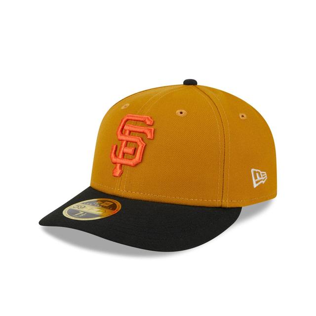 San Francisco Giants Vintage Gold Low Profile 59FIFTY Fitted Hat Male Product Image