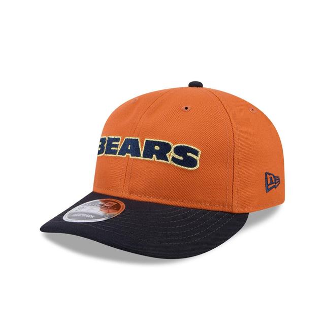 Chicago Bears Gold Wood Retro Crown 9FIFTY Snapback Hat Male Product Image