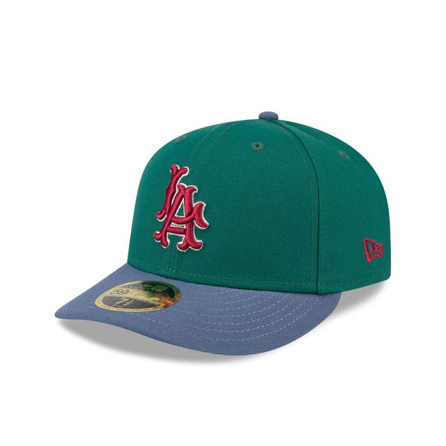 Los Angeles Angels Green Gemstone Low Profile 59FIFTY Fitted Hat Male Product Image