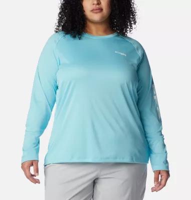 Columbia Women s PFG Tidal Tee II Long Sleeve - Plus Size- Product Image