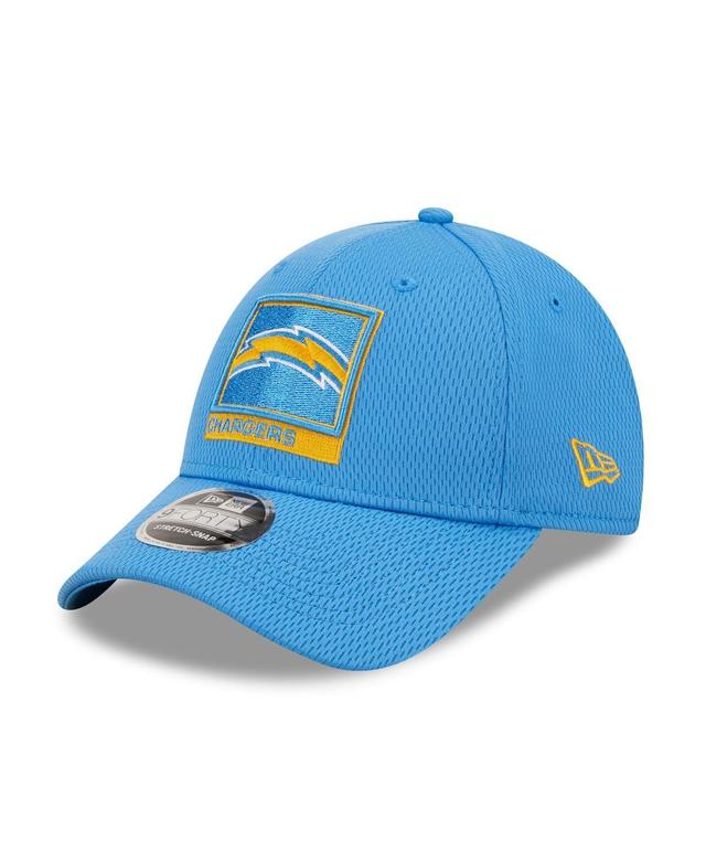 Mens New Era Powder Blue Los Angeles Chargers Framed Af 9Forty Snapback Hat Product Image