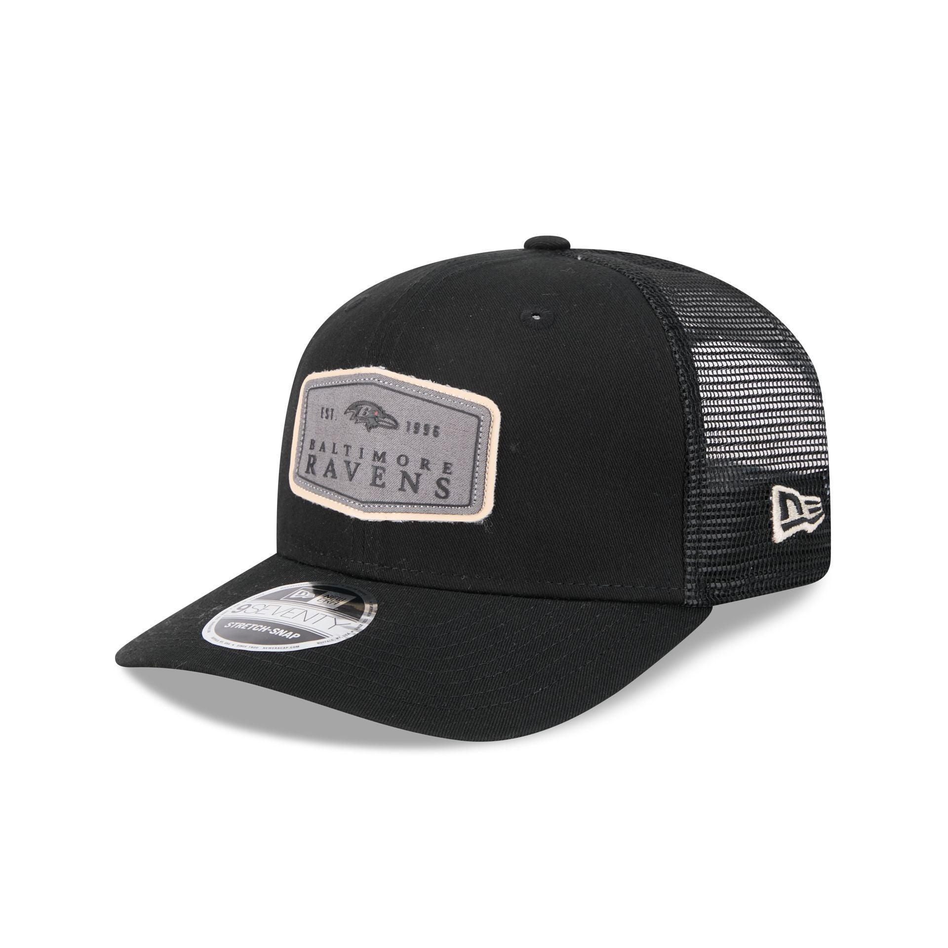 Baltimore Ravens Labeled 9SEVENTY Stretch-Snap Hat Male Product Image