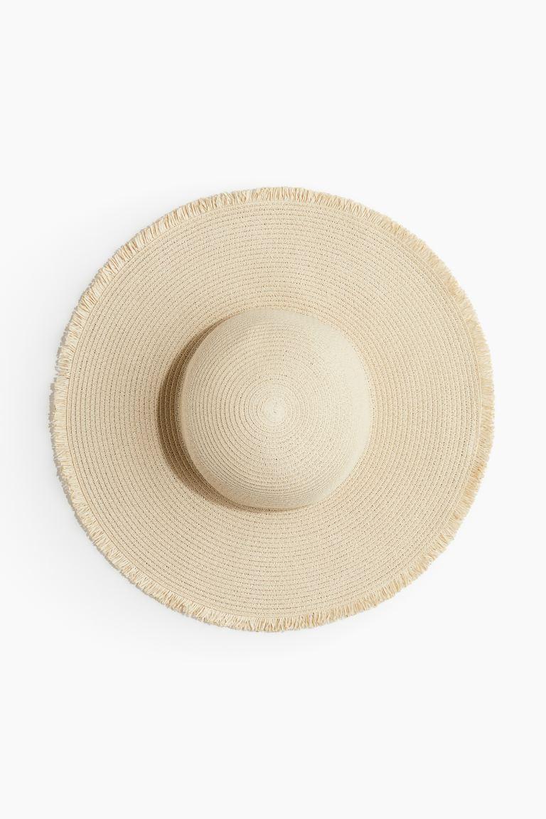 Frayed-edge Straw Hat product image