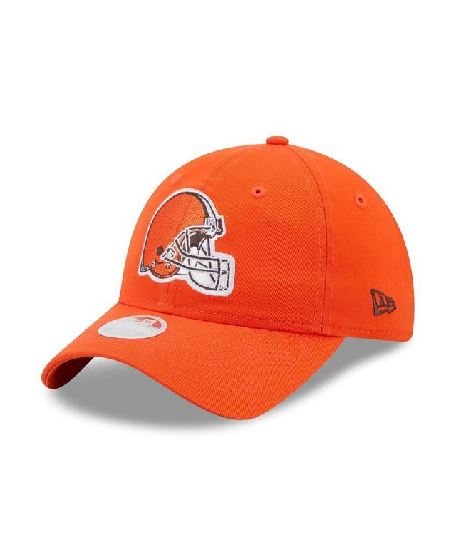 Womens New Era Orange Cleveland Browns Core Classic 2.0 9TWENTY Adjustable Hat Product Image