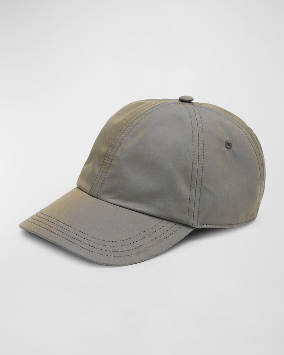 Mens Check-Lined Baseball Cap Product Image