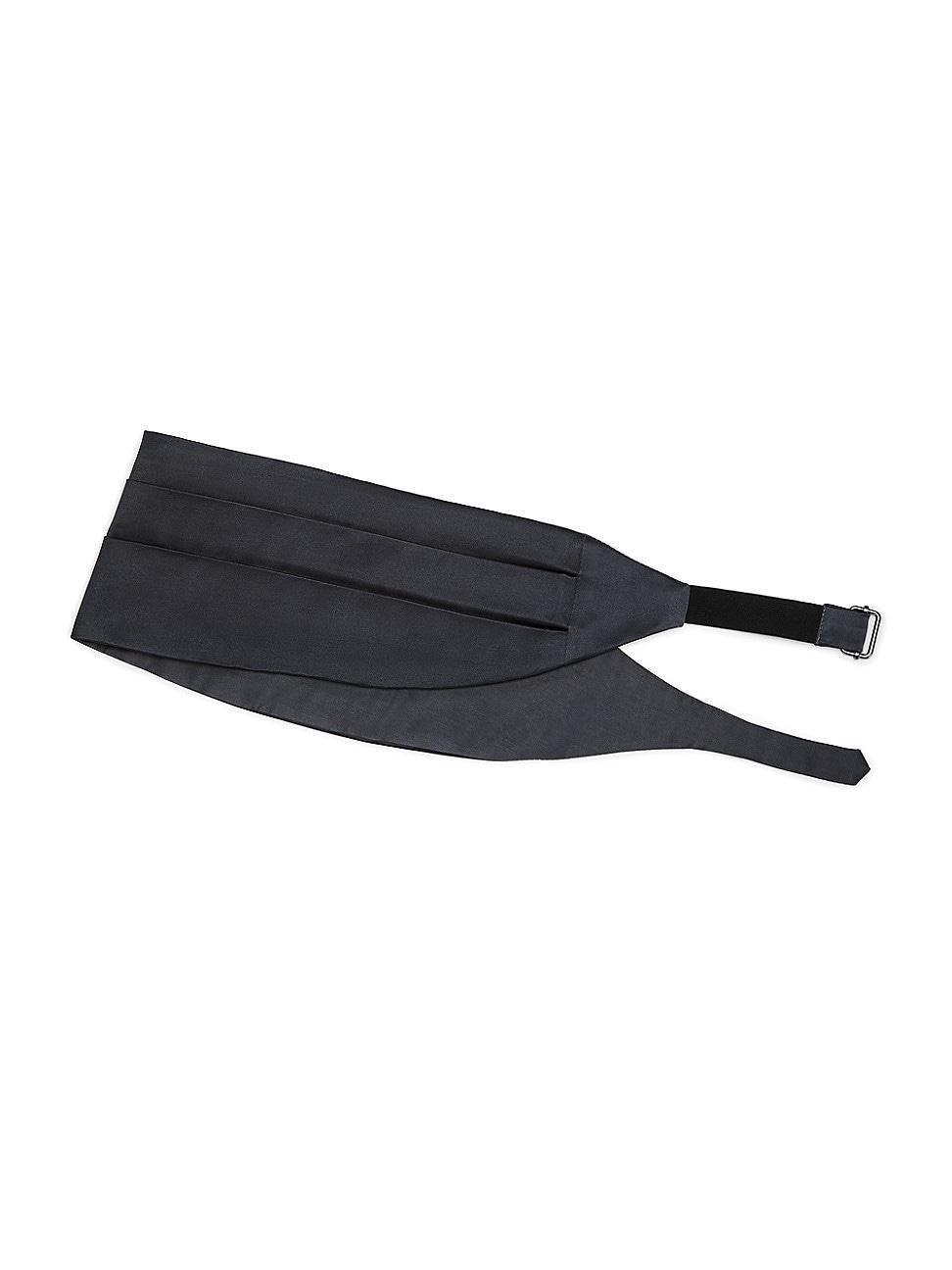 Mens Cotton And Silk Satin Cummerbund Product Image