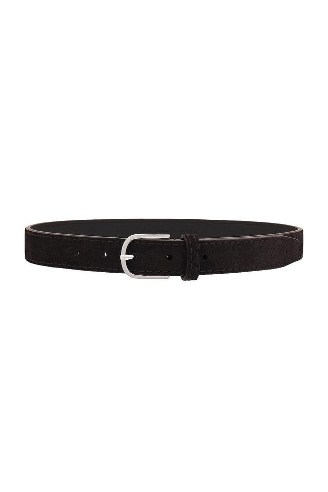 Toteme Slim Trouser Belt in Chocolate Product Image