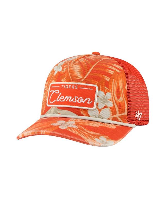 47 Brand Mens Orange Clemson Tigers Tropicalia Hitch Adjustable Hat Product Image