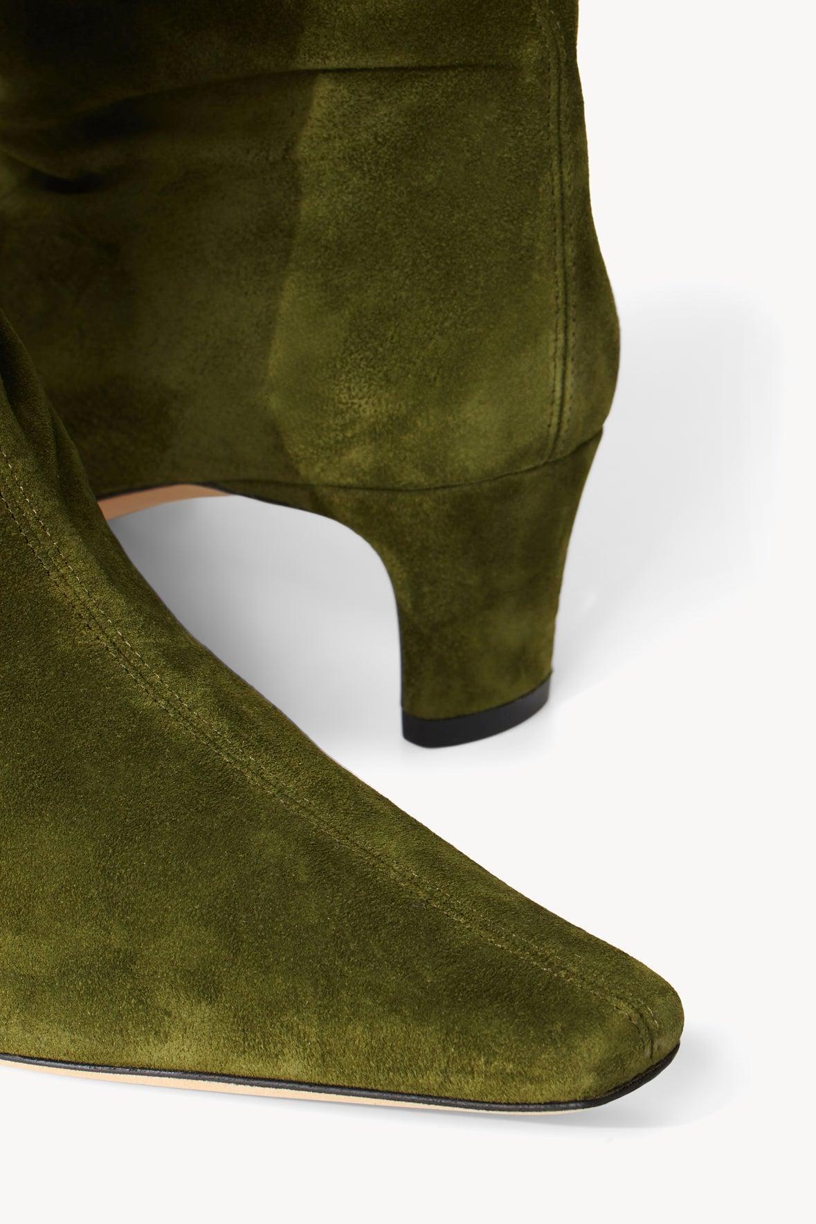 WALLY BOOT | OLIVE SUEDE Product Image