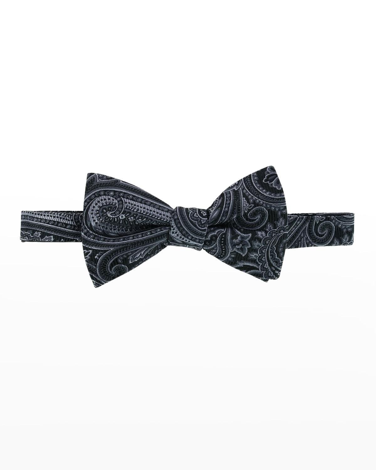 Trafalgar Mens Sobee Paisley Silk Bow Tie Product Image