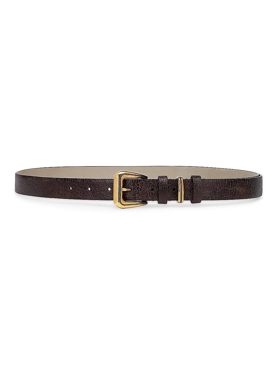 Womens Crack Calfskin Belt Product Image