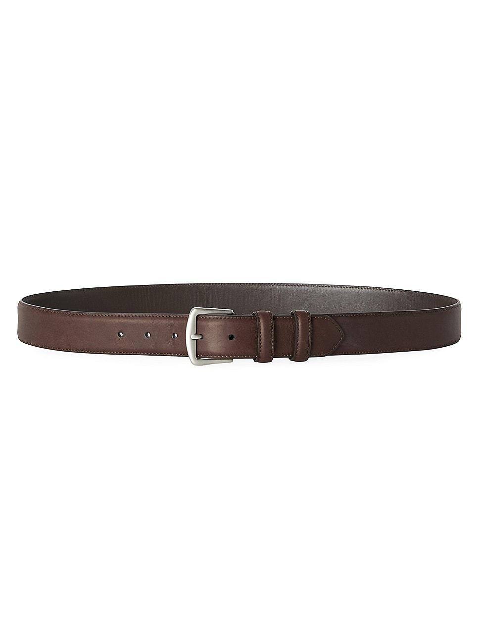 Mens Leather Buckle Belt Product Image