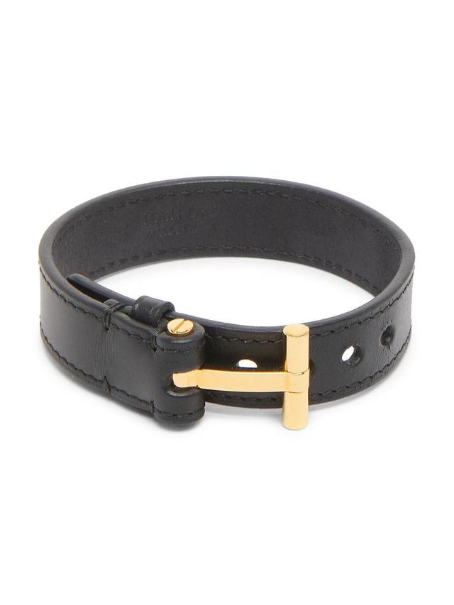 Mens T Hollywood Leather Bracelet Product Image