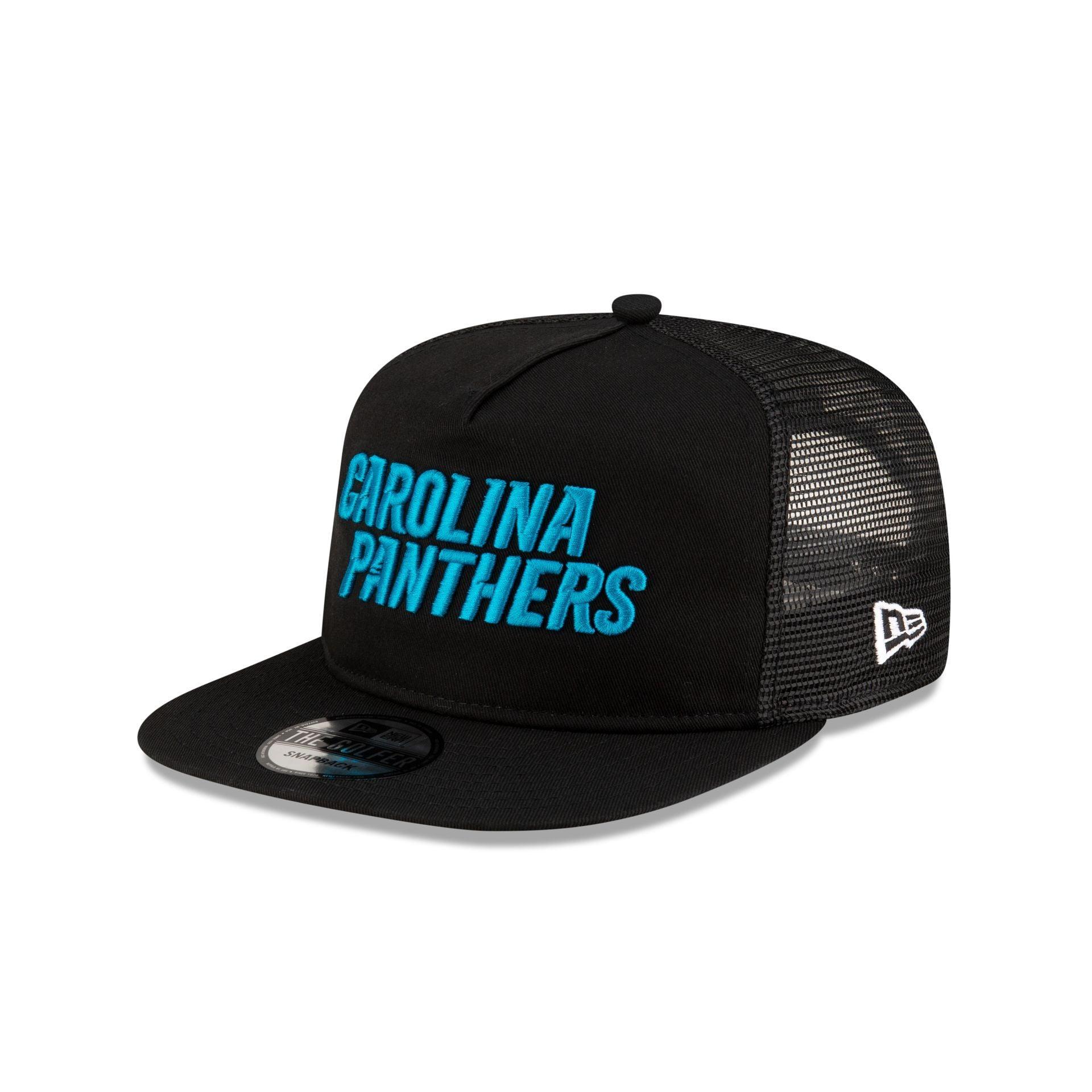 Carolina Panthers Washed Script Golfer Snapback Male Product Image