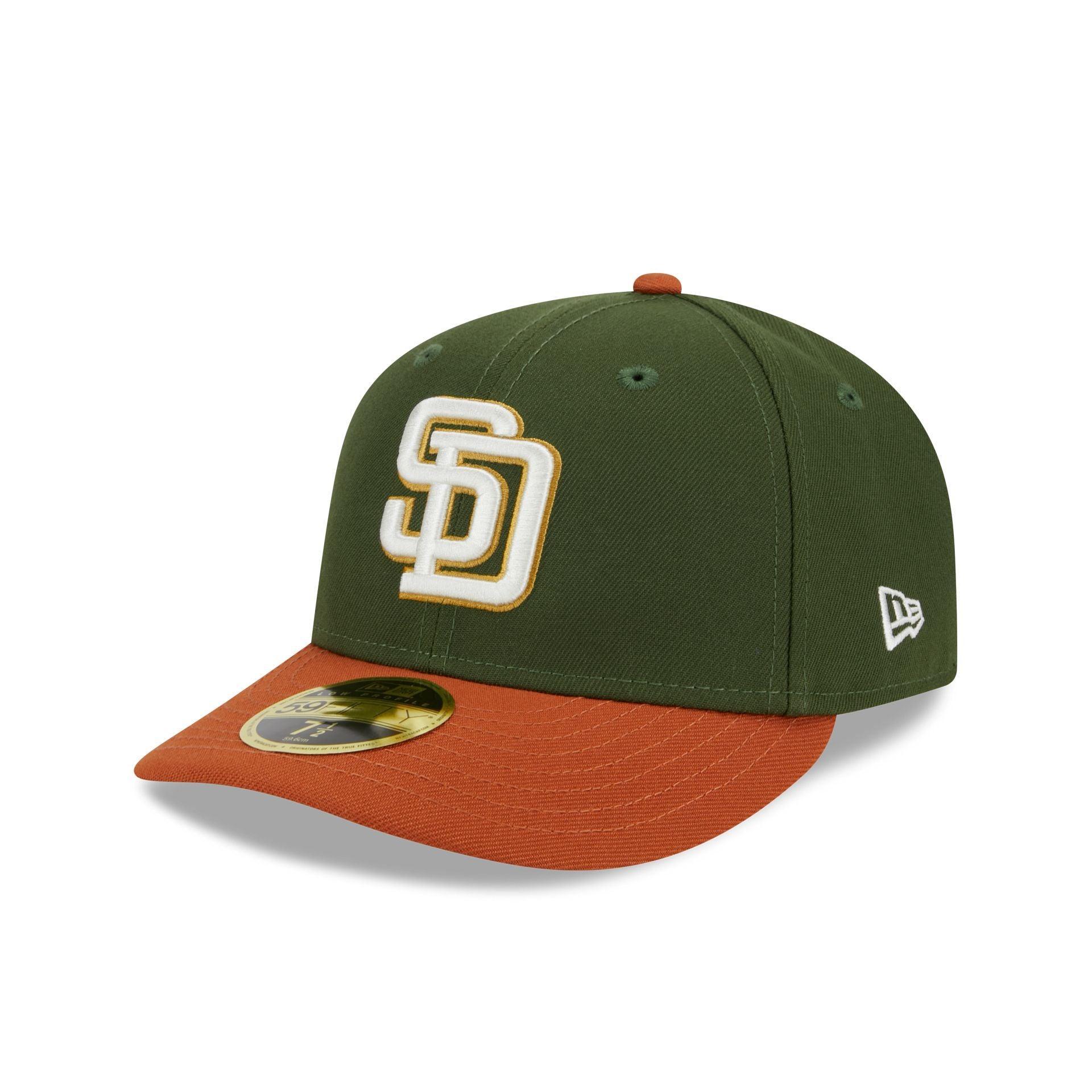 San Diego Padres Scarlet Low Profile 59FIFTY Fitted Hat Male Product Image