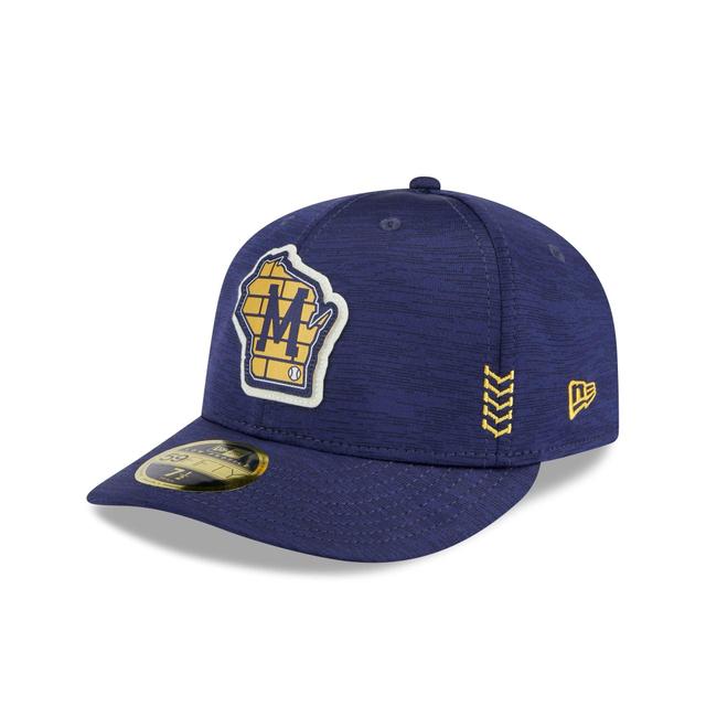 Milwaukee Brewers 2024 Clubhouse Low Profile 59FIFTY Fitted Hat Male Product Image